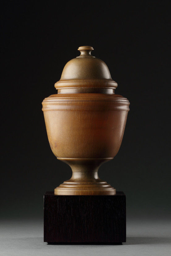 German Turned Blond Rhinoceros Horn Cup and Cover